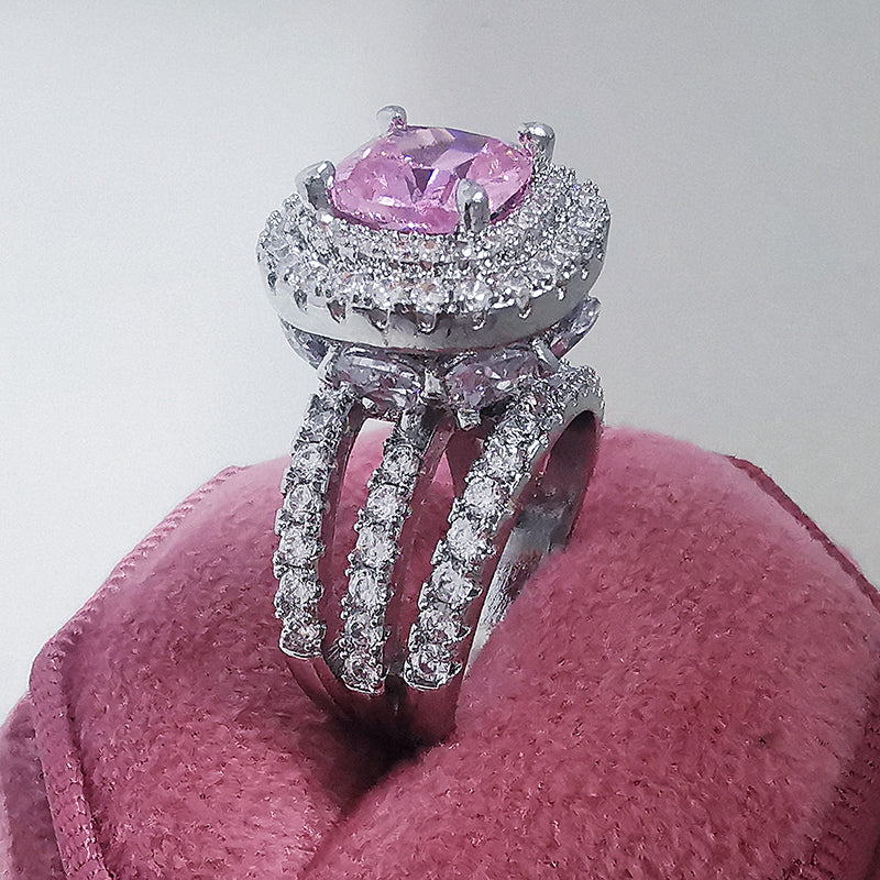 Anais Diamond Ring | Pink